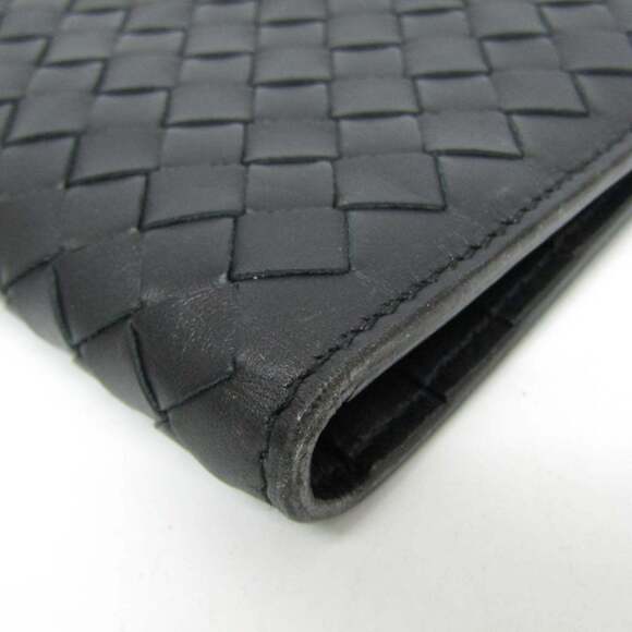 Bottega Veneta Intrecciato Continental Wallet 244688 Men's Leather Long Walle...